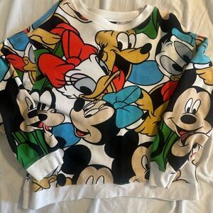 Disney AOP Character Sweatshirt